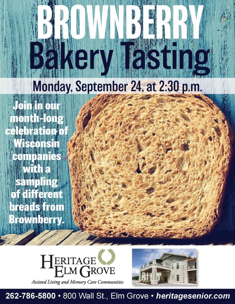 Brownberry Bakery Tasting Heritage Elm Grove