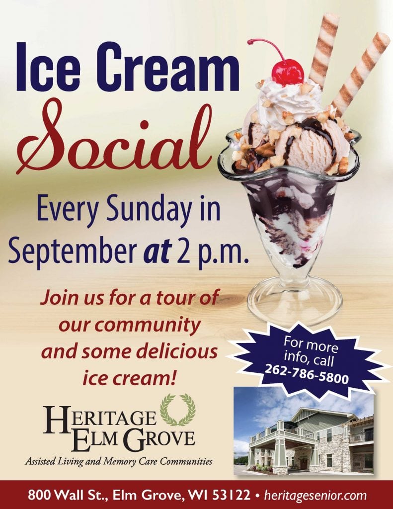 Ice Cream Social Heritage Elm Grove