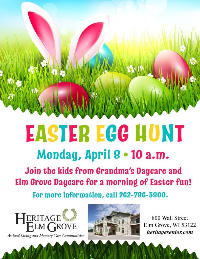 Easter Egg Hunt Heritage Elm Grove