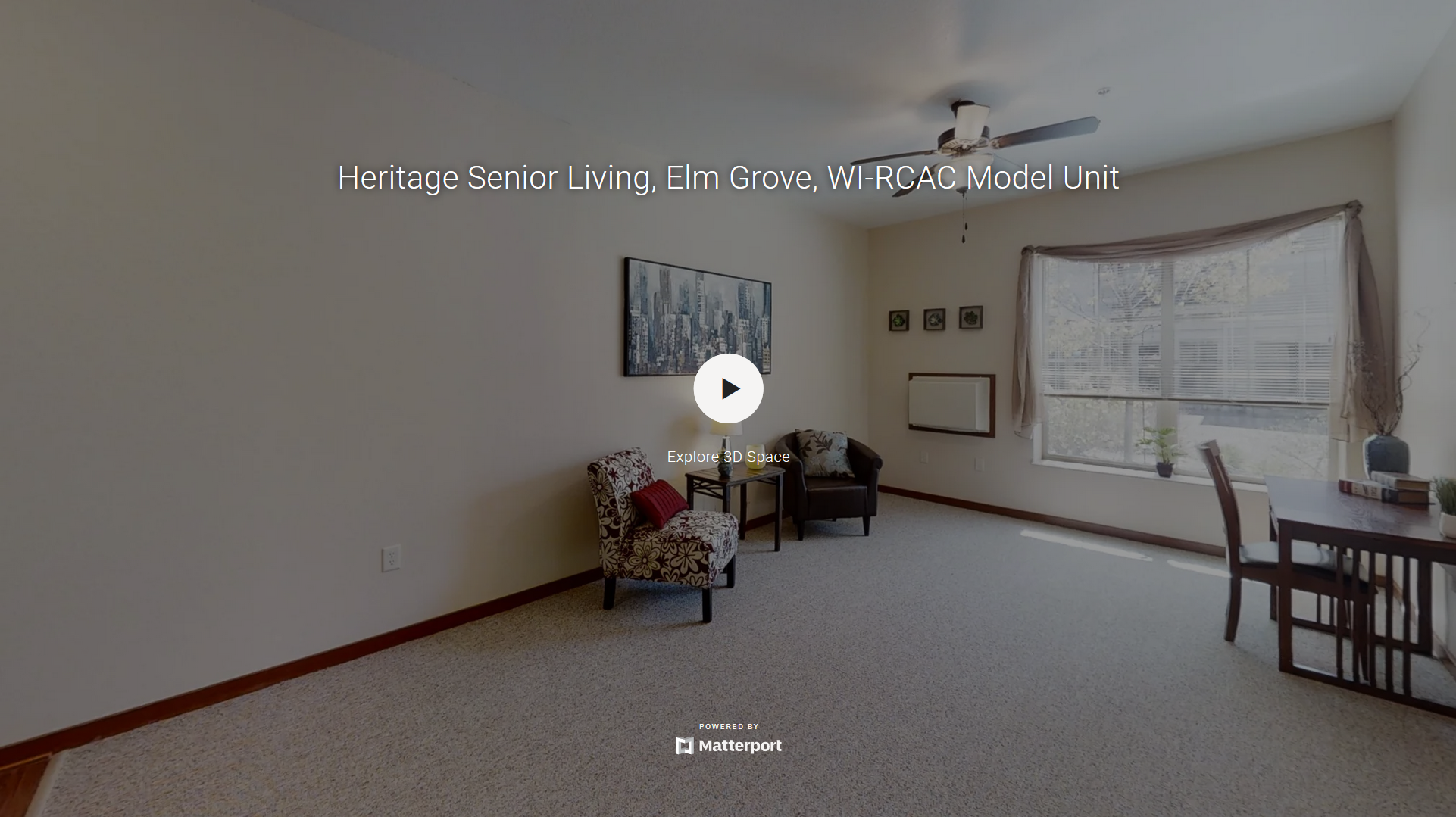 Elm Grove virtual tour of senior apartment