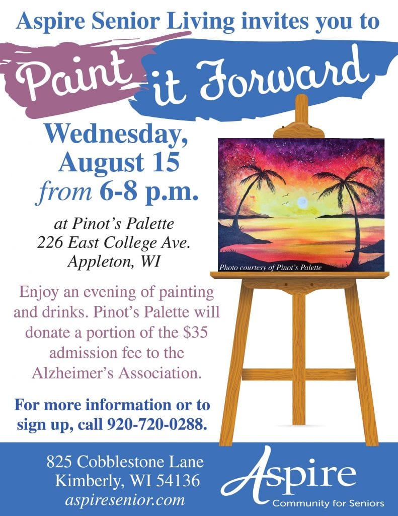 Painting it Forward Fundraiser Event - Aspire Senior Living