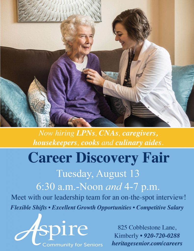 Career Discovery Fair - Aspire Senior Living