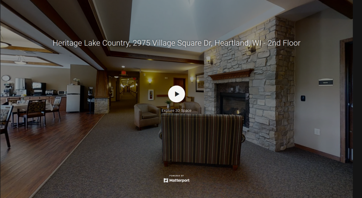 A 3D tour of Heritage Lake County's second floor.