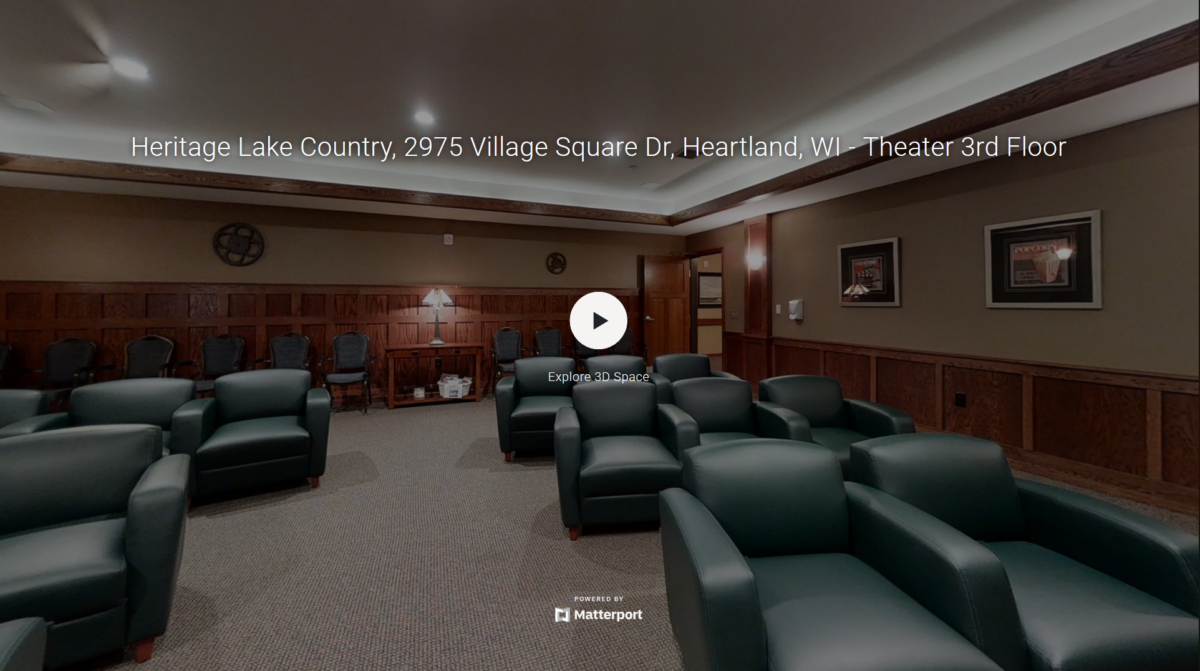 A 3d virtual tour of the 3rd floor of our Heritage Lake Country community.