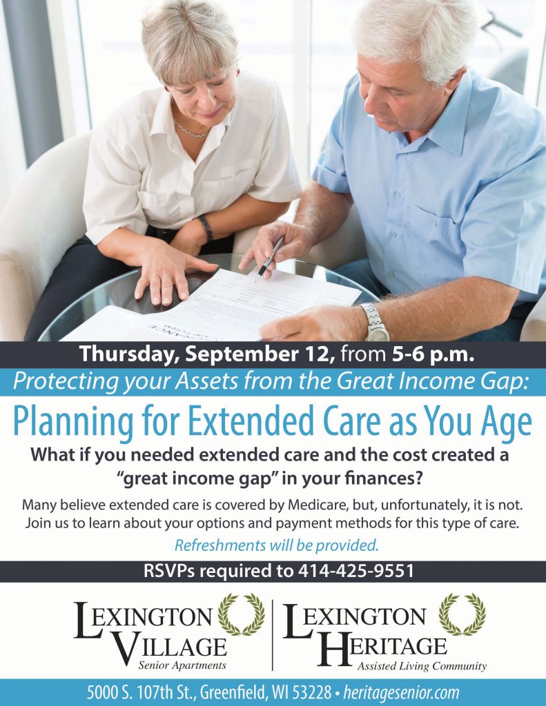 Planning for Extended Care as You Age Heritage Lexington