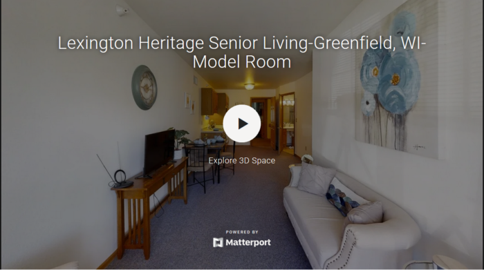 A 3D virtual tour of our Lexington Heritage community model apartment.