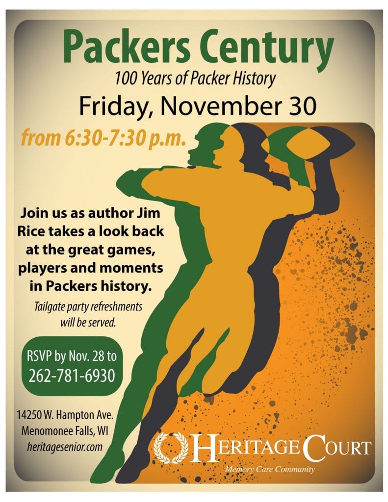 Packers Century 100 Years Of Packer History Heritage Menomonee Falls