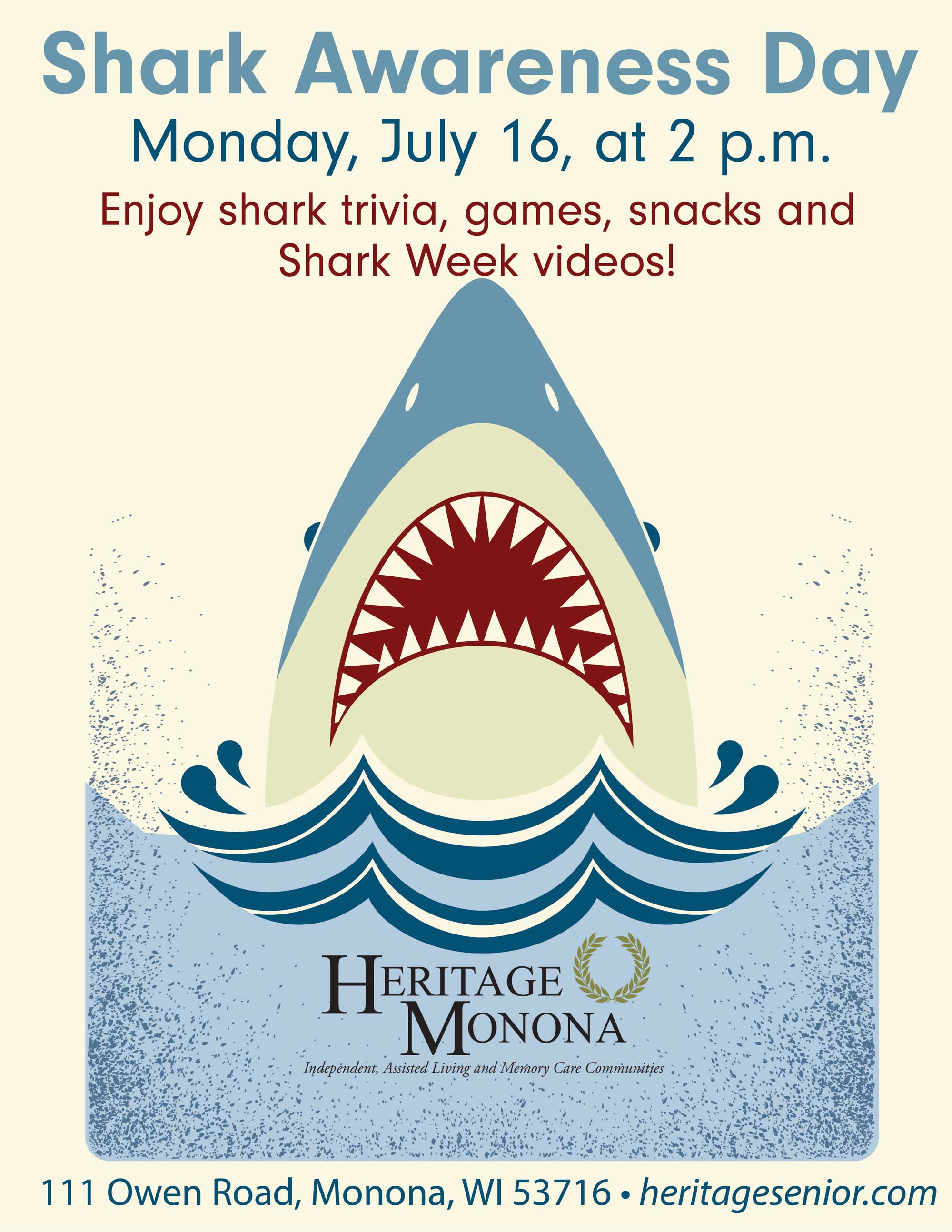 Shark Awareness Day Heritage Monona