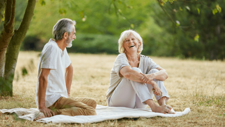 seniors enjoying life outdoors