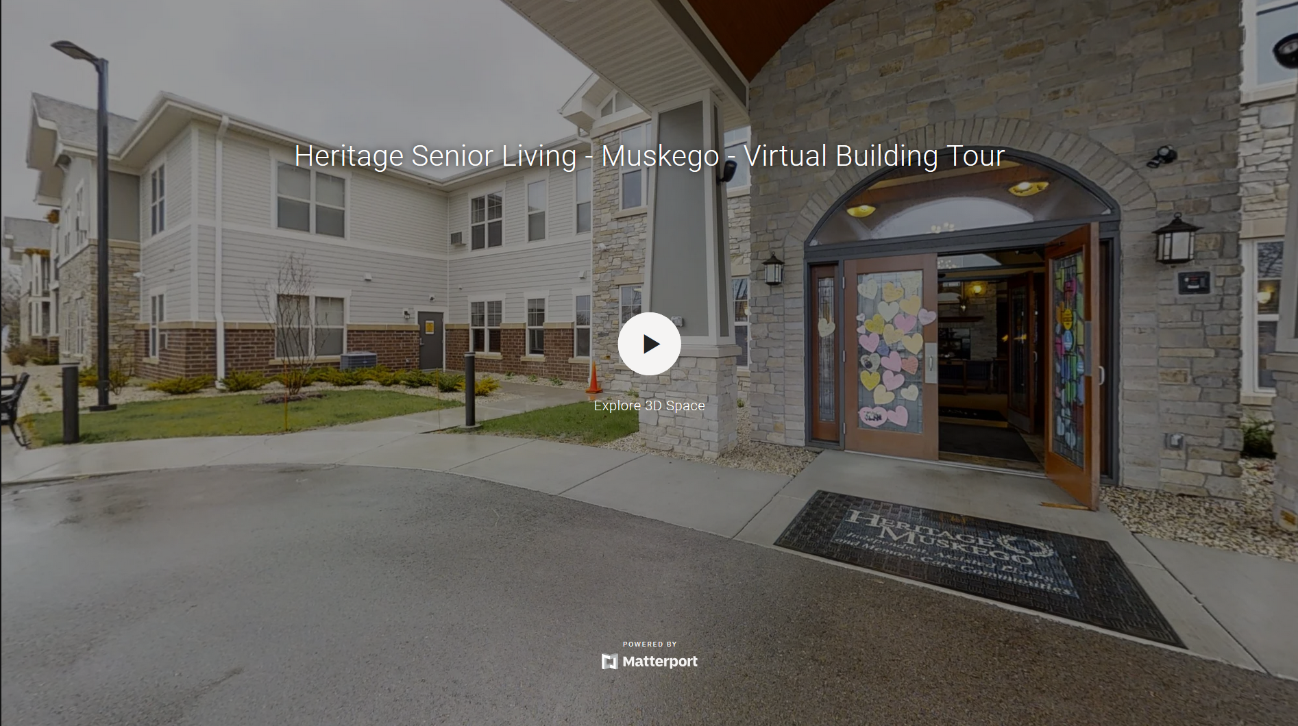 Explore Heritage Muskego in 3D with our 3D tour. View our various buildings around Heritage Muskego.