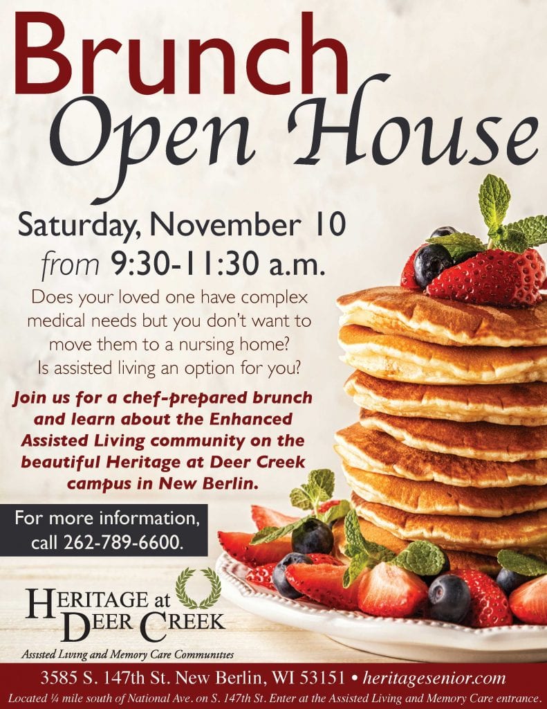 Brunch Open House Heritage Deer Creek