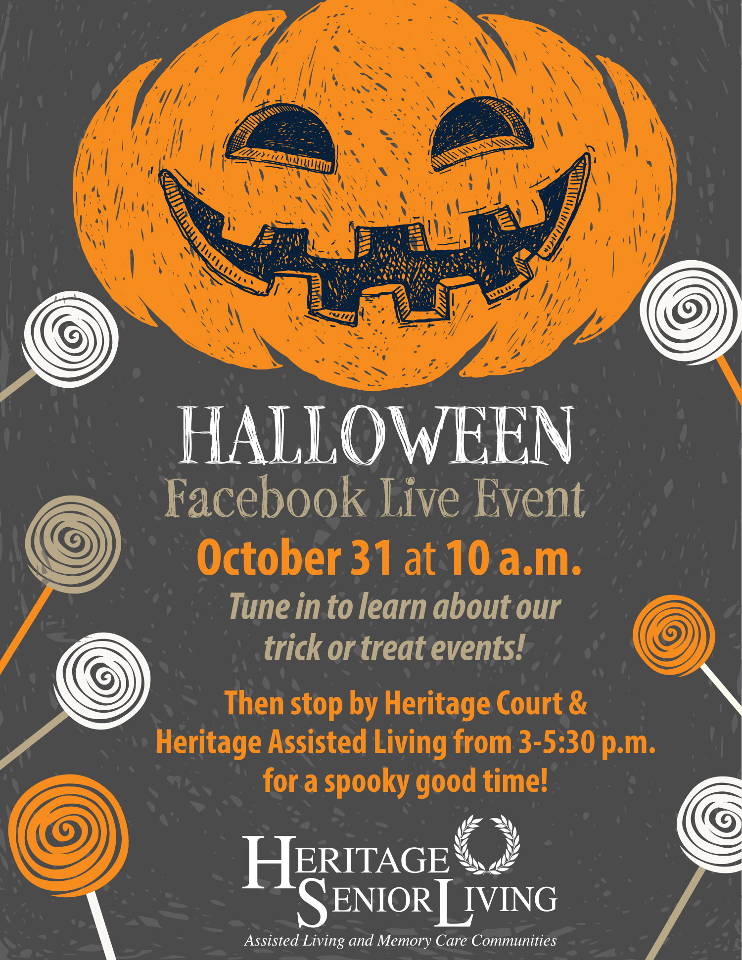 Halloween Facebook Live Event Heritage Oakwood Hills