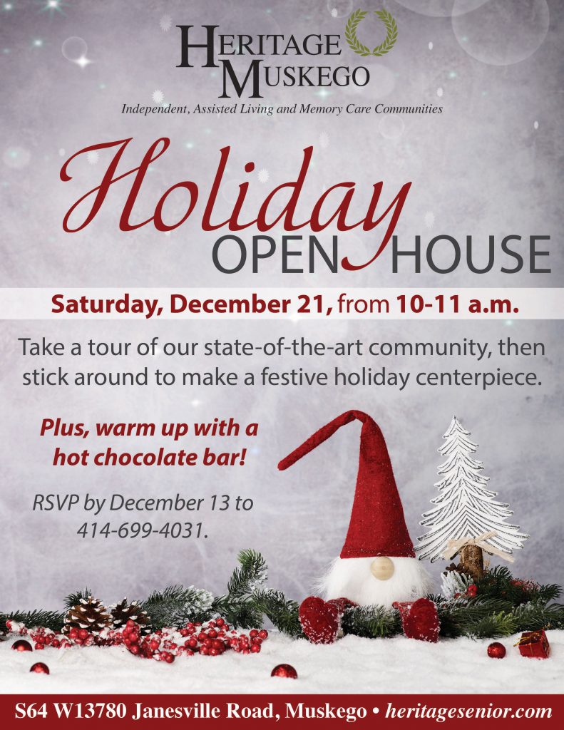 Holiday Open House | Heritage Senior Living