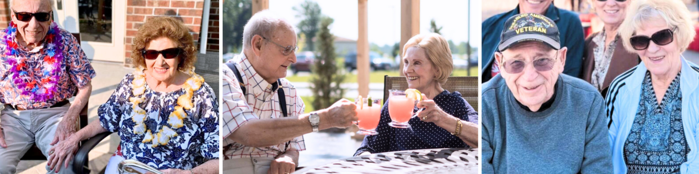 senior couples at senior living communities near chicago