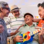 seniors singing in senior care