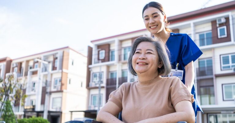 seniors in the best assisted living