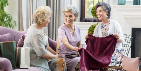 seniors happy in memory care communities