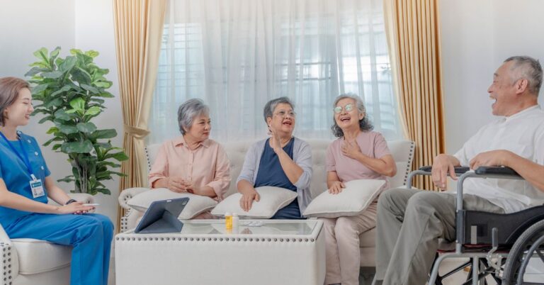 seniors reunited in assisted living