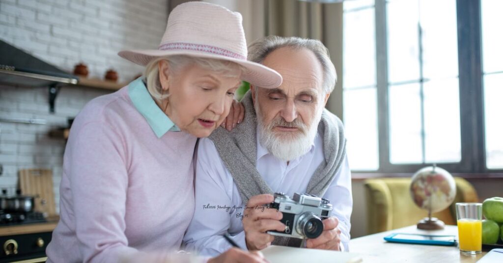 older people in retirement community