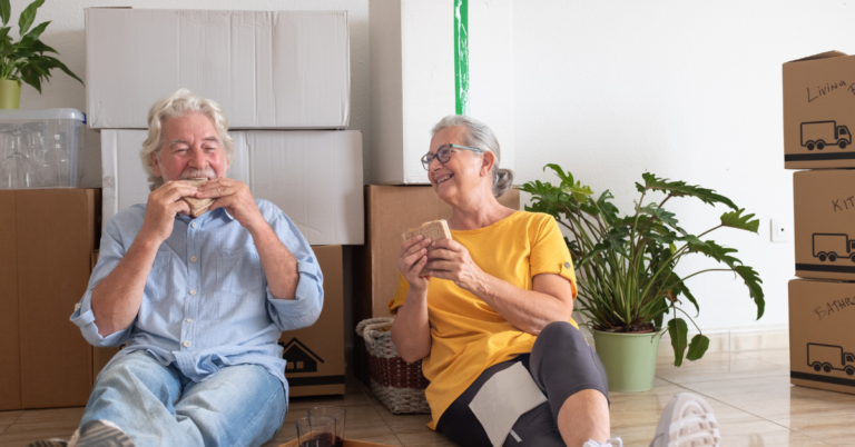 two older people in an assisted living