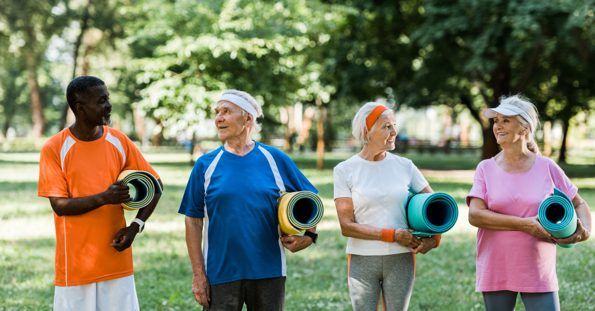 Gardening in courtyards for seniors in memory care