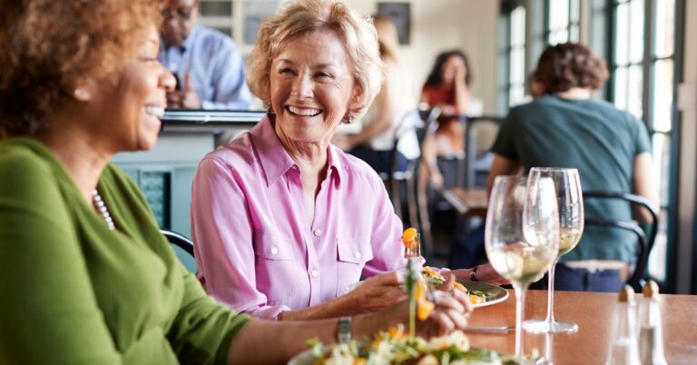 seniors happy in the best assisted living